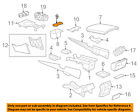 92172601 Gm Oem Center Holder Insert