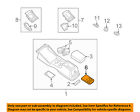 969658z801 Nissan Oem Xterra Center Holder
