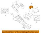 970553381006j0 Porsche Oem Panamera Front Center Holder