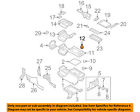9l3z1513562a Ford Oem Front Center Holder Right