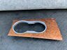 A1646801217 Mercedes Front Center Cup Holder Wood Trim Cover Oem