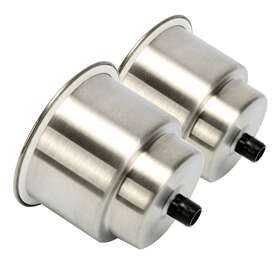 2xam34-9682shb-ricky Amarine Made 2 Pcs Stainless Cup Drink Holder With Drain For Marine Boat Rv Camper