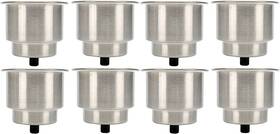 Dholder-round-8 Amarine Made 8x Stainless Steel Cup Drink Holder For Marine Boat Rv Camper Car Inserts Couch