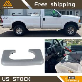 Ml1757256le Antuko Center Console Cup Holder Pad Light Grey Plastic For 99-2010 Ford F250 F350 F450