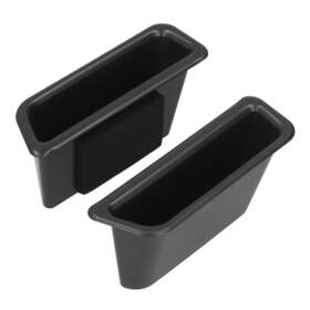 As The Description Shows 343172926260 2pcs Car Front Door Handle Storage Box Pocket Black Replace For Mustang 15 17