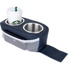 As The Description Shows 595196700870 Pontoon Cup Holder Boat Seat Double Drink Portable Navy Blue