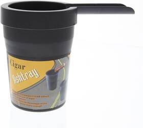 4347607433 Ashtray Cigar Car Auto Home Cup Ash Tray Holder One Size Black