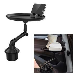 Astore 550720136171 Cup Holder Tray Table For Eating With Cell Phone Slot Coffee Stand Food Us