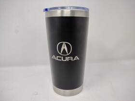 Tm150.acu.blk Au-tomotive Gold Inc. Acura Travel Mug Black Luther White Bear Coffee Tumbler Insulated