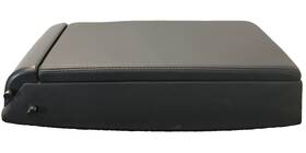 4f0885081c38m Audi 05-11 A6 S-line Rear Back Center Console Armrest With Cupholder Oem Black