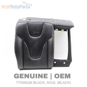 8k0885806s Audi 2009-2012 A4 - Rear Right Sport Upper Seat Back Cushion / Cup Holder