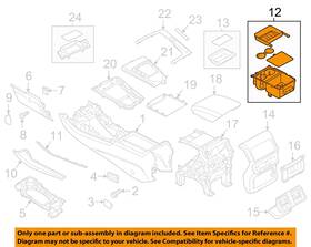 80a8649816ps Audi Oem 18-22 Q5 Phev Sq5 Console Console-cup Holder
