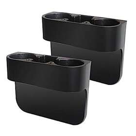 Aulesse 735940925747 2pcs Seat Wedge Cup Holder For Car Gap Filler Organizer Stor