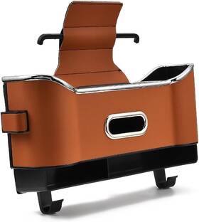 St-t2424-or-fba Aumohall Back Seat Cup Holders For Cars Multifunctional Headrest Backseat Car Orange