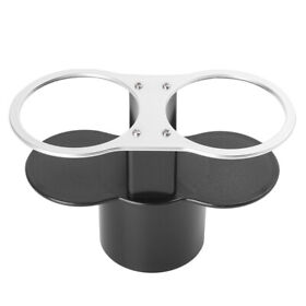Auto Cup Stand With Dual Holders In Center Storage Fit Organizing Cups Drinks