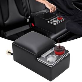 Qpkffsx0001-cds Automiim Upgraded Bench Seat Center Console With Extra Large Cup Holder And Phone