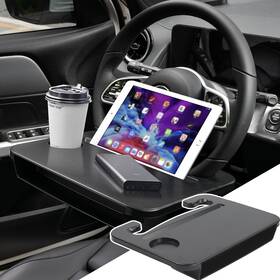 17e06629efus Autoxbert Car Steering Wheel Desk Table Tray Laptop Eating Seat Gap Filler Organizer Cover