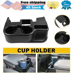 A-ss281azaa Auxito Fit For 2003-2012 Dodge Ram 1500 2500 3500 Center Console Cup Holder Matte Black