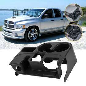 Bj-ram-03-12 Auxito Matte Black Center Console Cup Holder Fit 03-12 Dodge Ram 1500 2500 3500 Usa