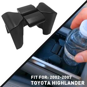 Bjfgq-hld-02-07 Auxito For 2002-2007 Toyota Highlander Center Console Cup Holder Insert Divider Black