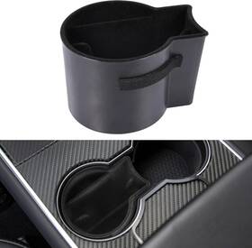 A2632 Ba-boling Cup Holder For 2021 Tesla Model 3 / Y Drink Center Black