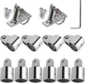 B-002 Baieasy Bimini Top Hardware 12 Pieces Boat Fittings Fits 7/8ftft Or White1&apos &apos