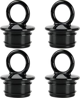 Banlin 768556930348 4 Pcs Pvc Boat Drain Plug For 1-1/2 Inch Livewell Plugs Thru Packs