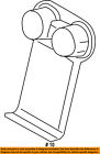 Bc3z2613562ab Ford Oem Super Duty Rear Holder
