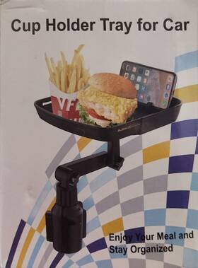 Cktp03 Bcsmmcar Cup Holder Car Tray Phone Stand Mount Food Table For Beverage Bottle Adjustable