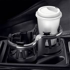 Sd-1038 Bcsmmcar Car Interior Dual Cup Holder Drinking Bottle Ash Tray Mount Stand Black