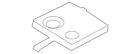 Bl3z-1613562-ae Ford Oem Rear Seat Center Cup Holder
