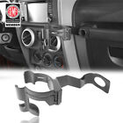 Mmr.21786 Black Drink Cup Racks Holders Phone Mount Bracket Fit Jeep Wrangler Jk 2007-2010