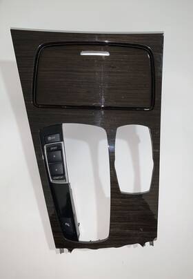 51169113863 Bmw 9173877 09-15 F01 750i 7 Series Front Center Console Cupholder Cup Holder Wood Trim