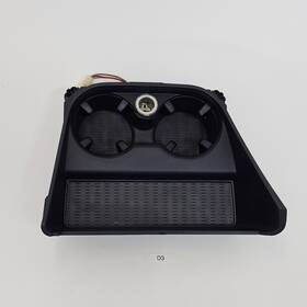 9184498 Bmw 2011-2014 F25 X3 Front Center Console Cup Holder Black Oem