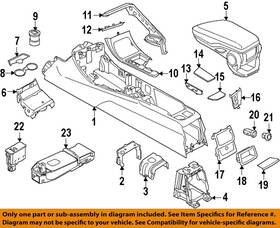 51169490004 Bmw Oem 20-23 X1 X2 Console Center Console-cup Holder