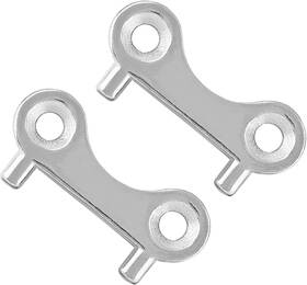 Bokwin220531-028 Bokwin 2pcs Boat Gas Cap Key Deck Fill Plate 316 Stainless Steel Silver