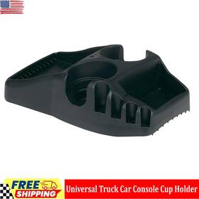 Branded 445040575539 Universal Truck Console Car Cup Holder Floor Drink Storage Auto Rv Cd Organizer
