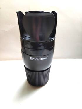 Brookstone 843620142541 Car Cup Holder 5 In 1 Black New