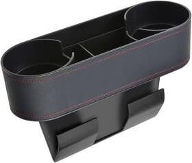 Btexpect 724781879661 Car Cup Holder Expander Organizer Multifunctional Drink Thin Black