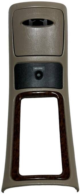 10271634 Buick Read 1997-2004 Regal Tan Cup Holder Center Console Shifter Trim Plate