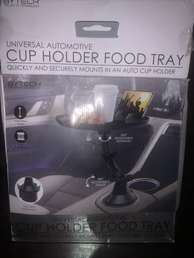 Mo-mo-152 Bytech Universal Automotive Cup Holder Food Tray Adjustable Car Eating
