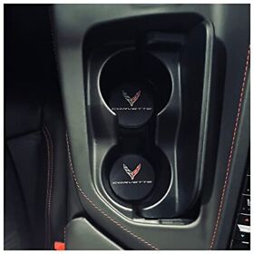 C8 Corvette Cup Holder Coaster Inserts Set Of 2