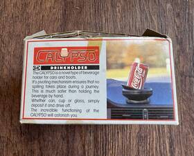 Calypso 003745000010 Nos Vintage Rare Drink Cup Holder No Spills Made In Germany Nib