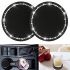 Dz-2-dm Car Coasters Cup Holder Pad For Volkswagen Silicone Anti Slip Crystal Rhinestone