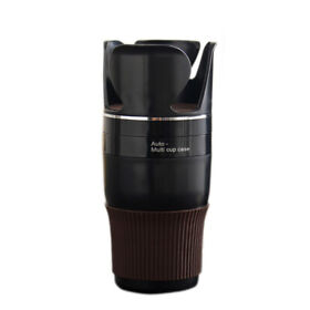 05cup-01bk-665 Car Cup Holder Expander Auto Drink With 360 Rotating Adjustable Base