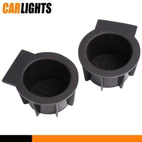 C-02itg1201abk Carlights Fit For Ford F-150 Expedition Navigator 2x Front Console Cup Holder Insert Liner