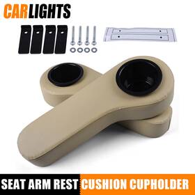 C-02itg6401abe Carlights Fit For Ezgo/club Car/yamaha Golf Cart Rear Seat Arm Rest Cushion Cupholder 2pcs