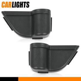 C-02itz3953abk Carlights Fit For 11-up Jeep Wrangler Jk 2x Front Door Storage Pockets Organizer Boxes
