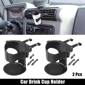 Carpopart 745065762806 2pcs Car Water Drink Cup Mount Holder Adjustable Air Vent Universal