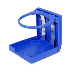 Carpopart 752374512510 Universal Adjustable Folding Cup Drink Holder For Car Truck Boat Blue